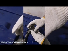 เครื่องมือตอกเสาเข็ม ถังเจาะสว่านหิน 25 มม. ฟันหัวกระสุน B47K22