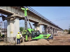 125KN / M 3.8L Low Headroom Piling Rig Engine Displacement เครื่องตอกเสาเข็มไฮดรอลิก