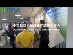 ลูกค้าตุรกีเยี่ยม APIE เพื่อแลกเปลี่ยนและความร่วมมือระหว่างประเทศ