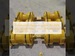 ส่วนเครื่องจักรก่อสร้าง 184-6305 ROLLER GP-TRACK-SINGLE FLANGE สําหรับเครื่องขุด