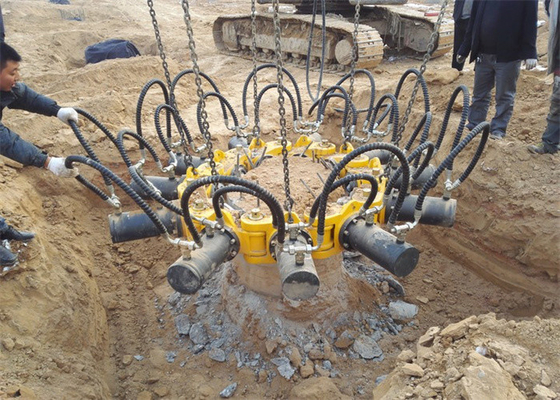 โรงงานจีนเครื่องตัดเสาเข็มคอนกรีต 1800mm Round Hydraulic Pile Breaker