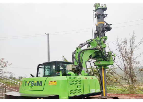 34.3mpa ฮาร์ดร็อคโรตารี่แท่นขุดเจาะไฮดรอลิก Crawler Attachment
