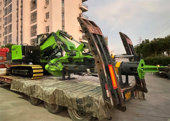 เครื่องเจาะโรตารี่ไฮดรอลิก 50kn Crawler Machine สำหรับงานก่อสร้าง