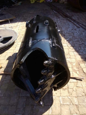 Bore Piling Machine อะไหล่ถังเจาะ 12000mm Centrifugal Open Type Double Boom