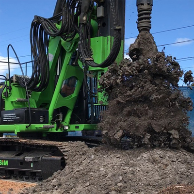แท่นขุดเจาะโรตารี่ไฮดรอลิก 80kNM Small Bore Multifunctional Excavator Screw Pile