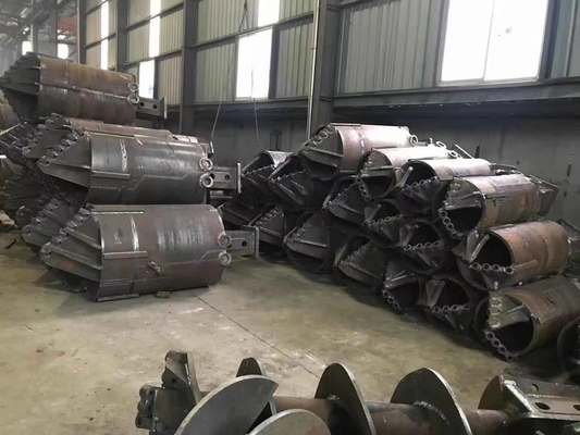 เครื่องมือขุดเจาะฐานรากเสาเข็ม Buckets Open Type Rock 30mm