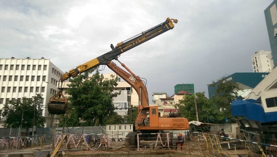 15200 มิลลิเมตร Clamshell Telescopic Arm 11825 มิลลิเมตร แม็กซ์