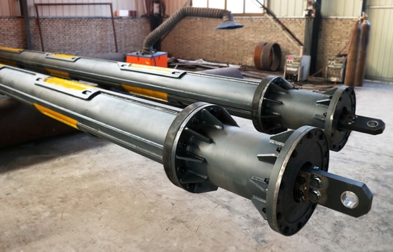 ความลึกของการเจาะ Interlocking Kelly Bar Piling Rig Drilling Parts Forging 53m