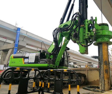 แท่นตอกเสาเข็มพื้นที่จำกัดแบบยืดหดได้ 200kN แรงฝูงชนที่มีเส้นผ่านศูนย์กลาง 600 มม