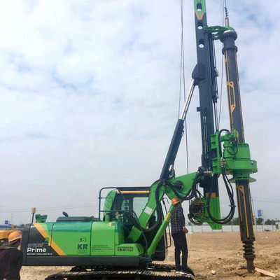 60 KN.M เครื่องเจาะเสาเข็มไฮดรอลิก China Chassis 20m 30 Rmp