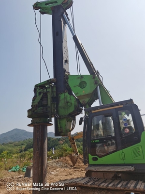 ดีเซล Headroom ต่ำ 20t Piling Rig 60m 200kNm แรงบิดหมุน 30rpm