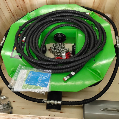 การติดตั้งฐานรากเสาเข็มเหล็กควบคุมด้วย PLC ยกสูง 20m ความเร็ว 40rpm