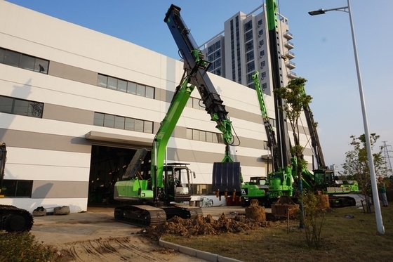 Km150 Telescopic Arm ความลึก 15m Telescopic Excavator Long Reach Boom สําหรับการก่อสร้าง