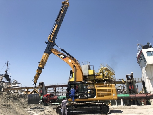 KM260 Clamshell Telescopic Boom Arm Long Excavator น้ําหนัก 1600Kg