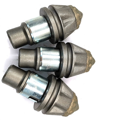 9-30mm เครื่องมือเจาะ หิน Auger ลูกสุนัขฟันกลม Shank Chisel สําหรับการสะสม Rigs