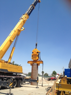 ความถี่แปรกระดาษพูล Driver ไฟฟ้า Vibro Hammer ประสิทธิภาพสูง
