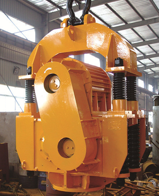 เครื่องขับกระบะก่อสร้างเสียงต่ํา 150kw ไฟฟ้า Vibro Hammer สําหรับกระบะท่อเหล็กหรือกระเป๋า
