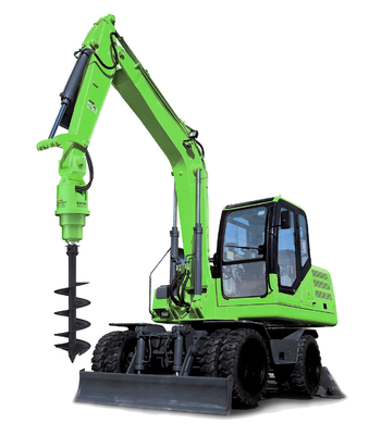 อุปกรณ์บดดิน Post Hole Digger สําหรับ Skid Steer Loader