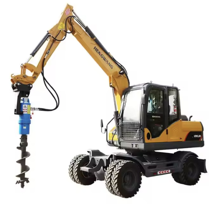 ขายร้อน APIE ปั่นมืออาชีพ Mini Excavator พีล ไดรเวอร์การเจาะส่วน ดินหลุมเจาะ แผ่นดิน auger