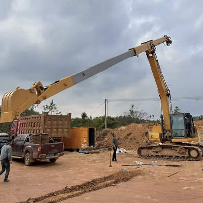 ขายดีที่สุด ชิ้นส่วน Excavator KM150 Clamshell มือโทรทรรศน์ไกลที่มีความลึก 15m