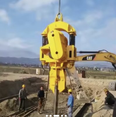 APZ150A Vibro Hammer ประเภทไฟฟ้า Drivig Tube และ Pipe Stack สําหรับการก่อสร้าง