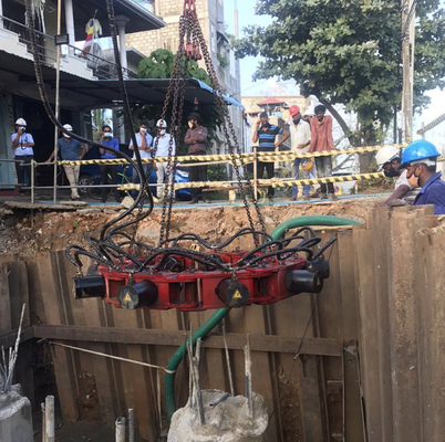 เครื่องบดคอนกรีตกลม เครื่องบดคอนกรีตแบบไฮดรอลิก สําหรับเครื่องขุด