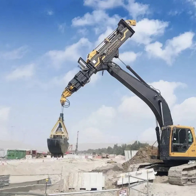 งานใต้ดิน Excavator Telescopic Boom สําหรับเครื่องขุดล้อ
