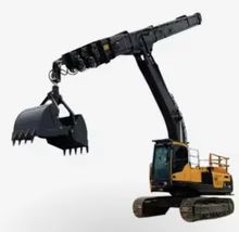 1600Kg ความจุ Clamshell Telescopic Arm สําหรับ Excavator ≥36t ผลงานภาระหนัก