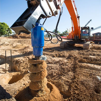 เครื่องเจาะดินไฮดรอลิกแบบกลม 65 มม. พร้อมเพลาขาออก 2 ตัวเลือก