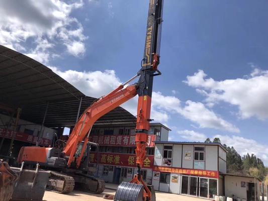 ความยาวรวมในการขนส่ง 12390 มม. แขนยืดไสลด์แบบ Clamshell สำหรับงานขุดหนัก ความลึกขุดสูงสุด 27180 มม.