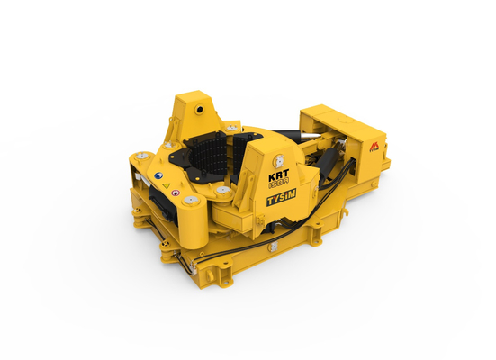 4 ถึง 10t 1200mm 1500mm ไฮดรอลิกปลอก Oscillator Piling 1980Kg / M