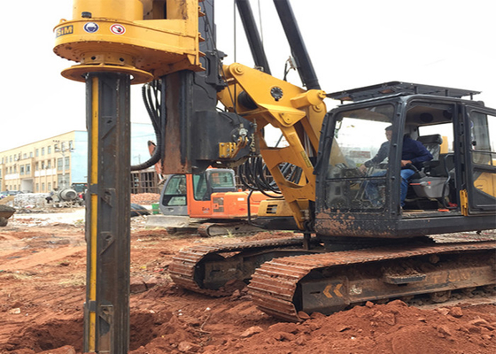 30rmp 20m เครื่องเจาะโรตารี่ไฮดรอลิกทนทาน 48m / นาทีอุปกรณ์ตอกเสาเข็ม