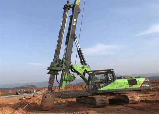 เครื่องเจาะหลุมเจาะขนาดเล็ก 1500 มม. อุปกรณ์เจาะเสาเข็มเจาะ Rig