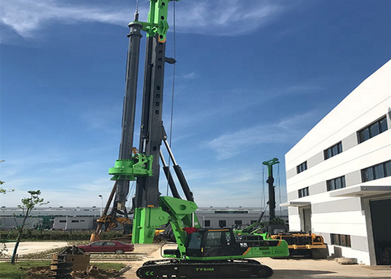 150kNm 52m เครื่องตอกเสาเข็มขนาดเล็กสว่านเจาะกระแทกไฮดรอลิก 100KN