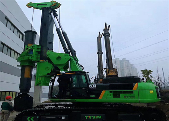 2500mm 360knm ไฮดรอลิกเจาะเครื่องเจาะโรตารี่ตอกเสาเข็ม CE