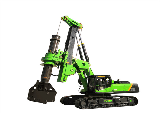31.2M 6 ถึง 26rmp Bore Pile กองเครื่องทำความสะอาดต่ำ เครื่องโรตารี่มินิโรตารีเจาะ Rig