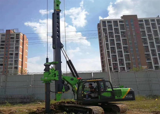140KN Helical Pile Driver ไฮดรอลิกมัลติฟังก์ชั่นขุดเจาะเครื่องเจาะ