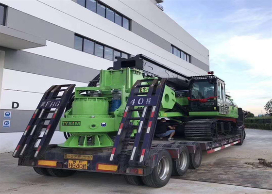 800mm 2.8km / H Borehole ไฮดรอลิกเจาะมัลติฟังก์ชั่น Rig หัวโรตารี่