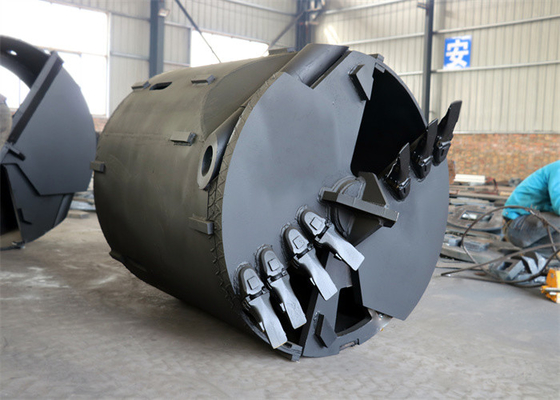 เครื่องตอกเสาเข็ม Mini Excavator Rock Bucket เครื่องเจาะ เครื่องเจาะถัง OEM