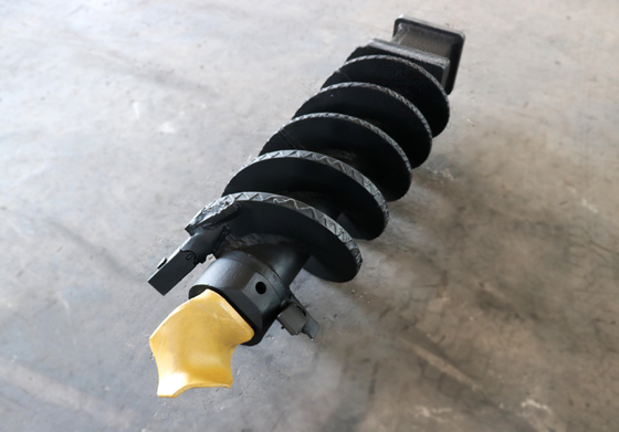 การขุดเจาะหิน CFA เครื่องเจาะสว่านแบบต่อเนื่องเที่ยวบินบิต Forpile Foundation เครื่องเจาะ Bauma