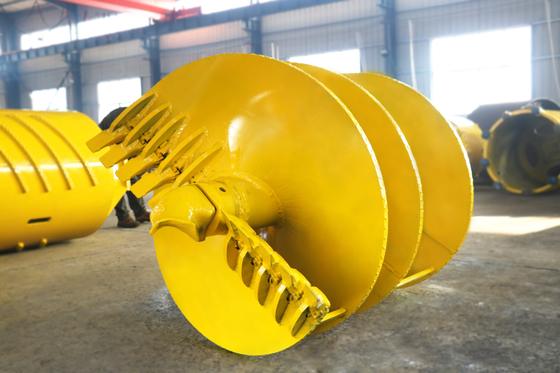 แท่นขุดเจาะโรตารี่เหล็กแบบพกพา Borewell 800mm Earth Auger Hole Digger Pilling