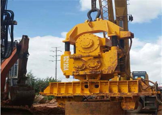 120kW ก่อสร้างไฟฟ้า ไวโบร ค้อนแผ่นกองไฮดรอลิก ไวโบร ตอกเสาเข็ม 10.5mm